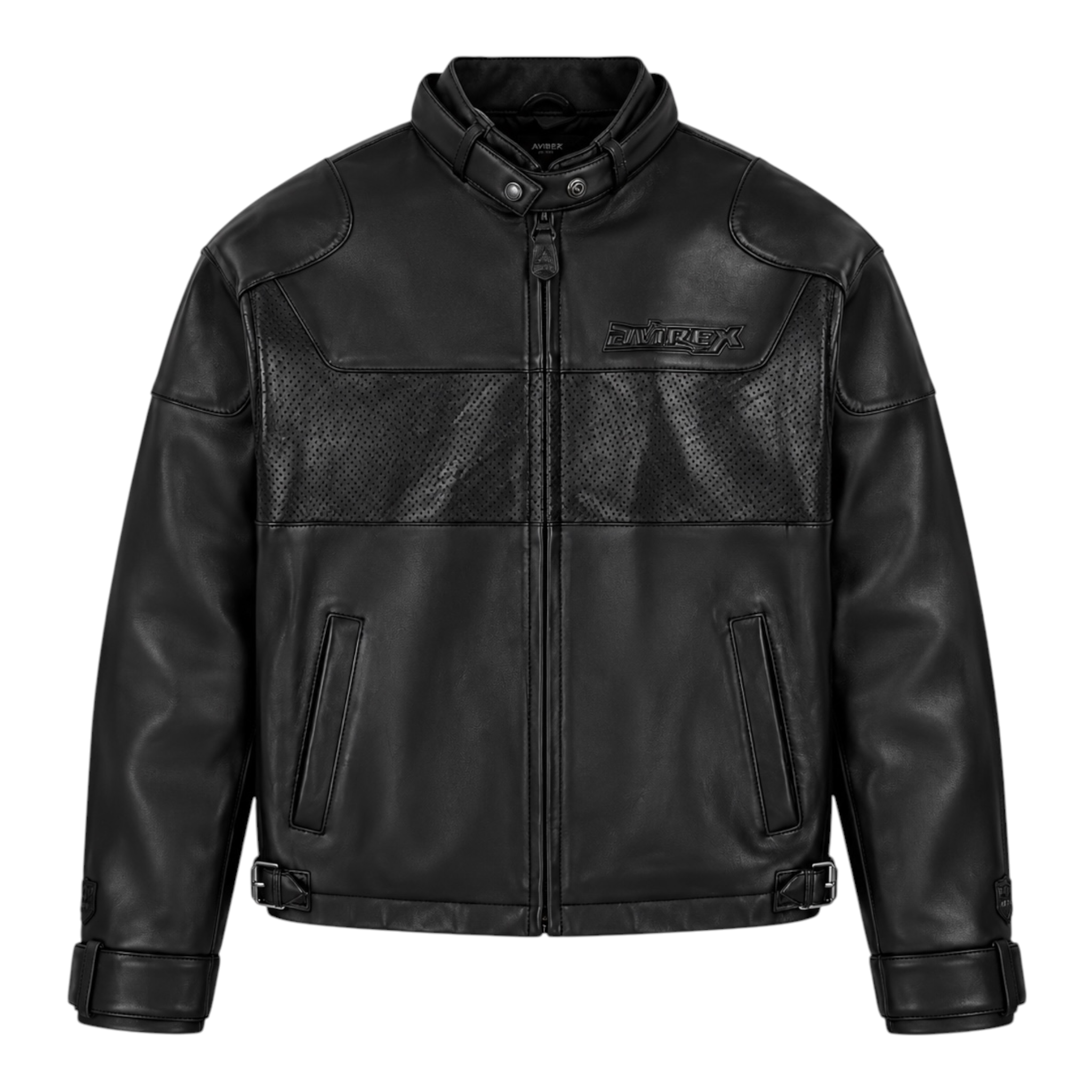 Avirex Black-out Racing Jacket – Daniel's Leather