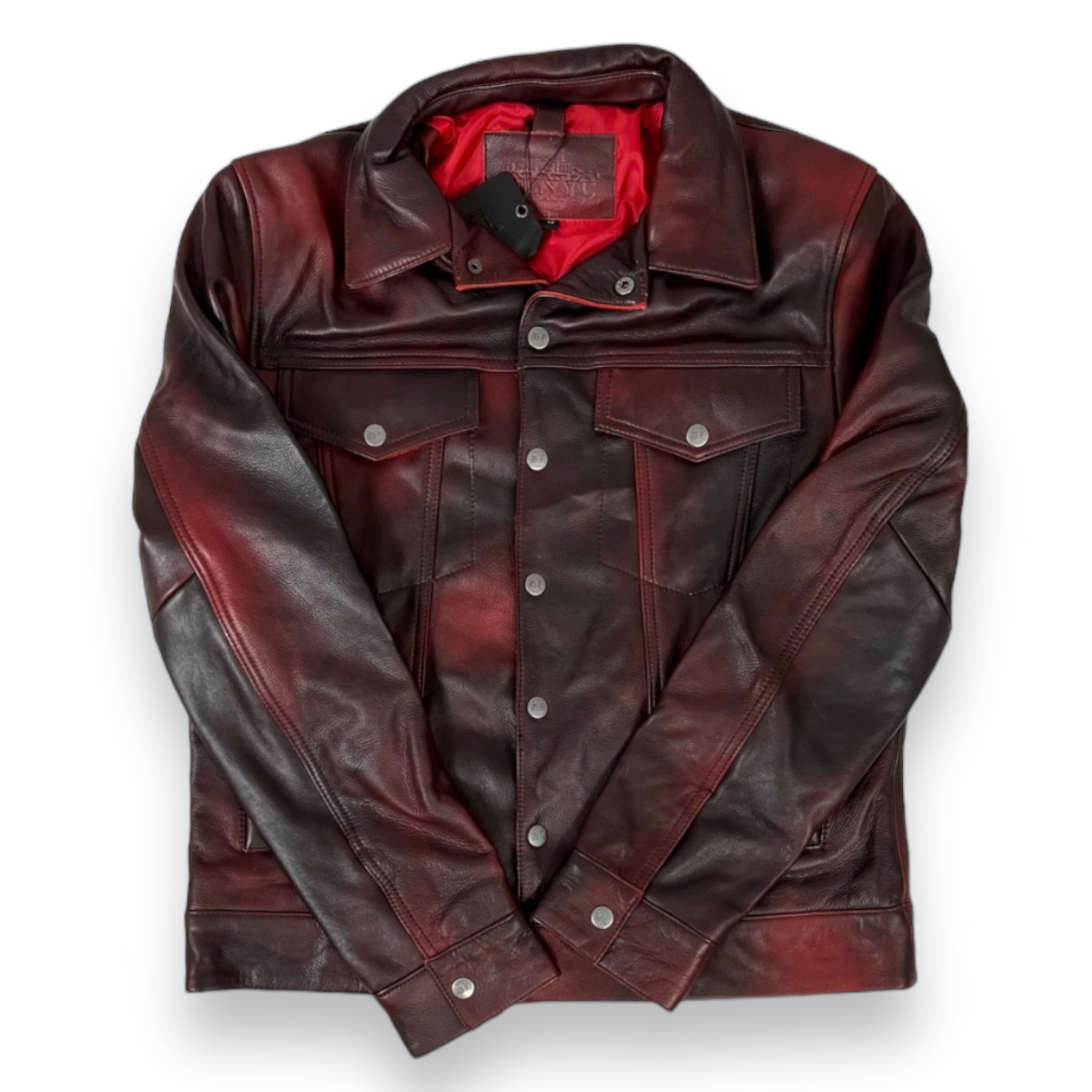 Cow Leather Trucker Jean Jacket – Daniel's Leather