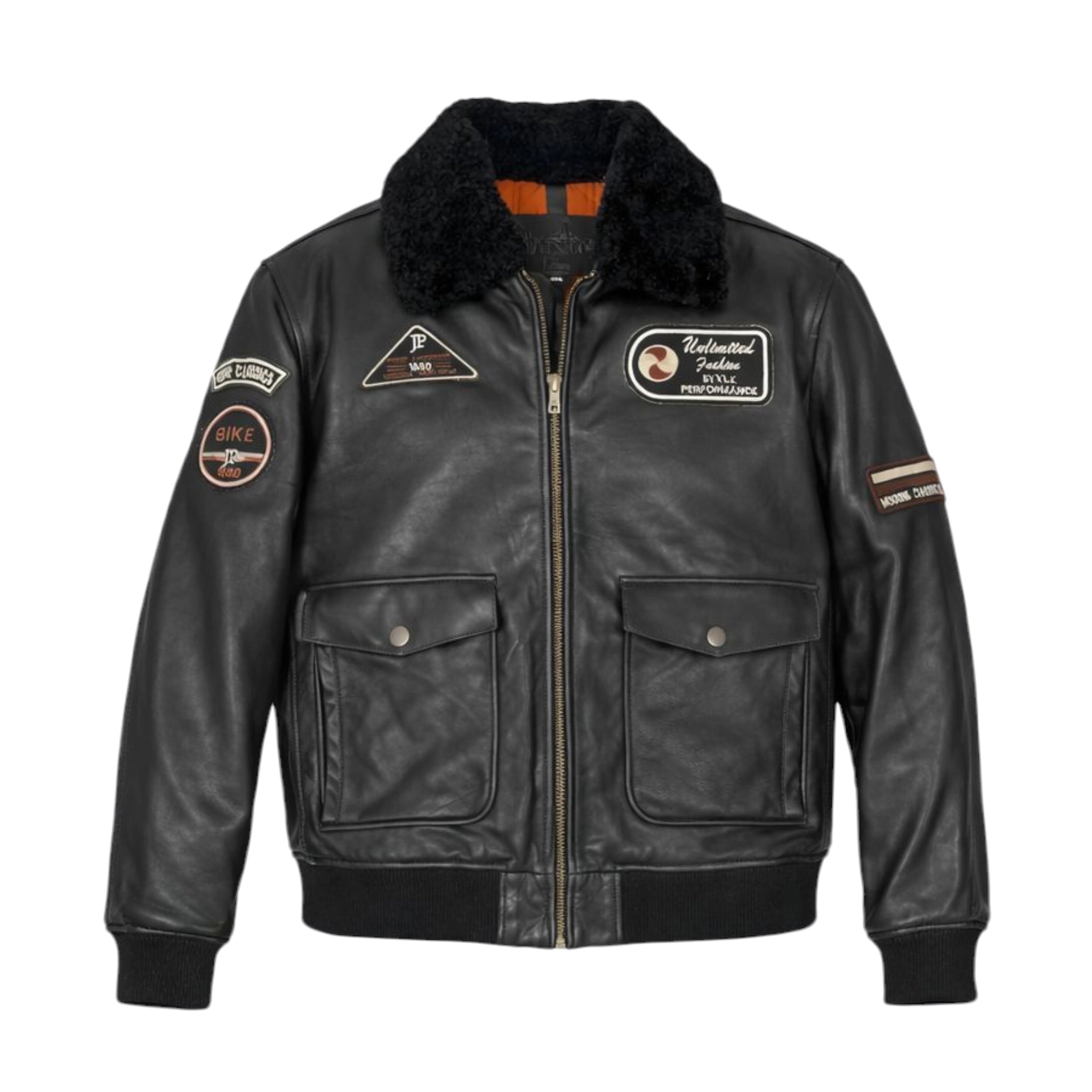 A2 Flight Jacket with Patches – Daniel's Leather