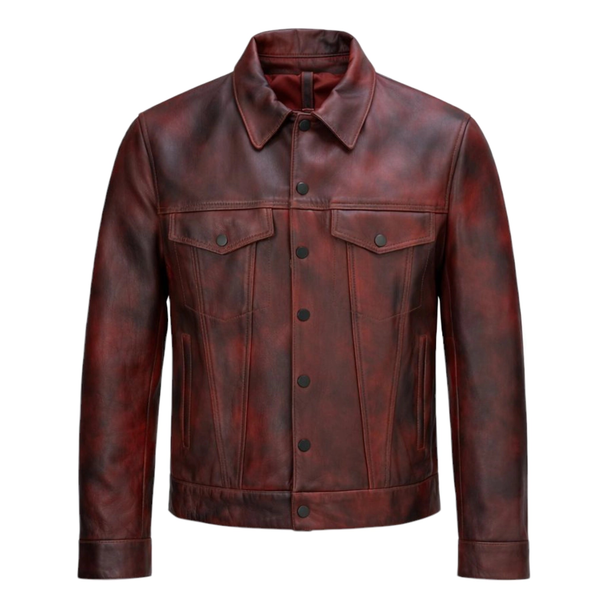 Jean Stonewash Leather Jacket – Daniel's Leather