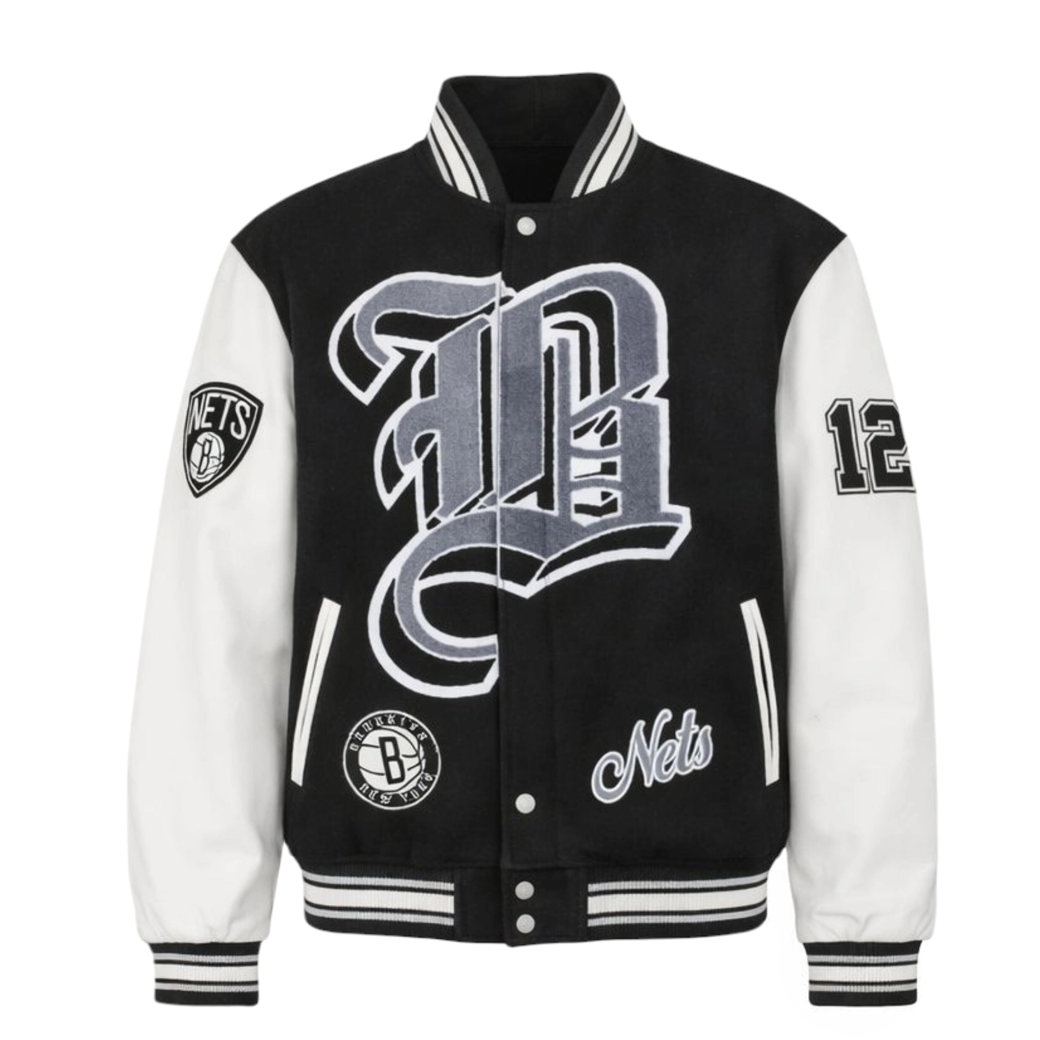 Jeff Hamilton Brooklyn Nets Varsity Jacket – Daniel's Leather