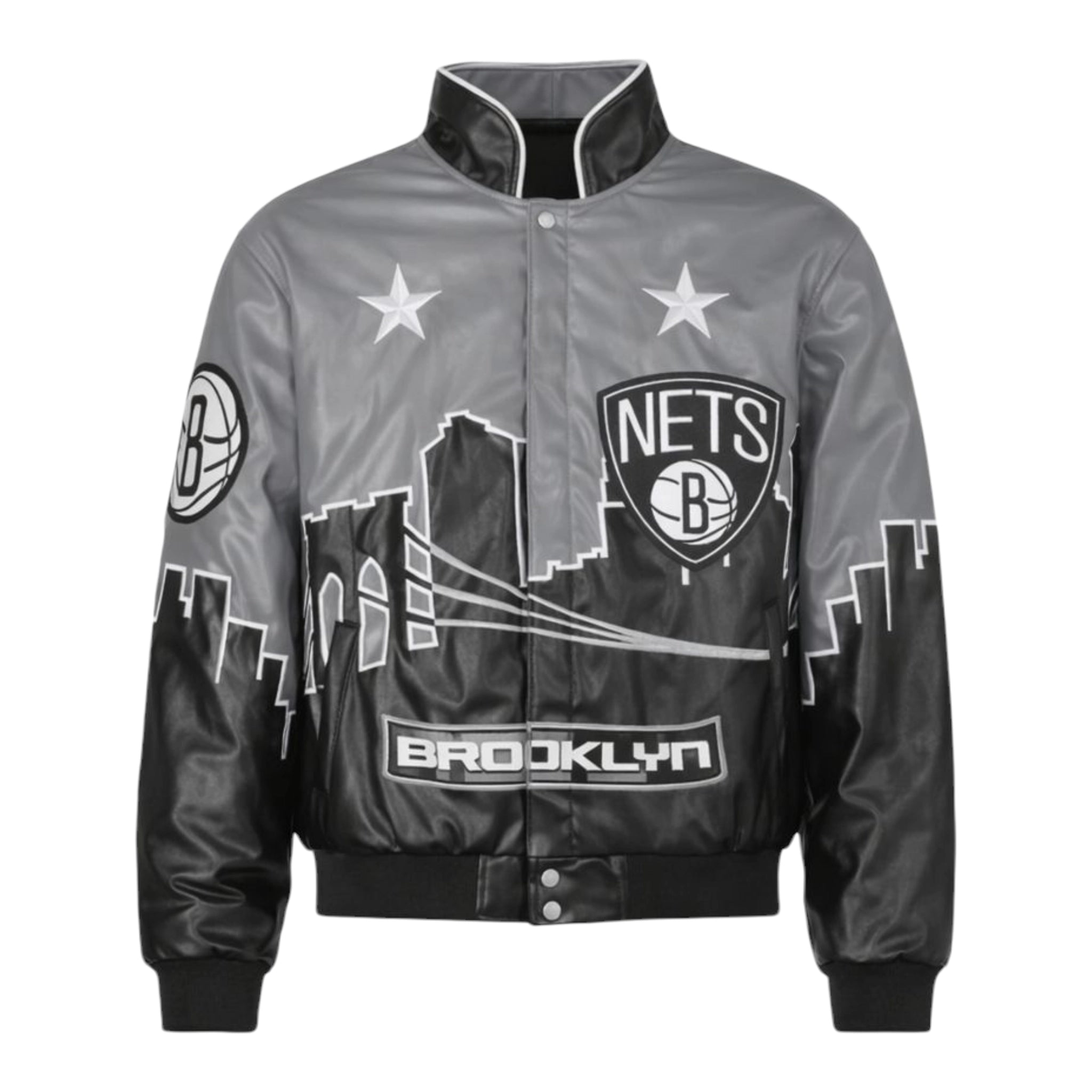 ジェフハミルトン jeff hamilton NBA ネッツ ジャケット Jeff Hamilton Nets Jacket – Daniel's Leather