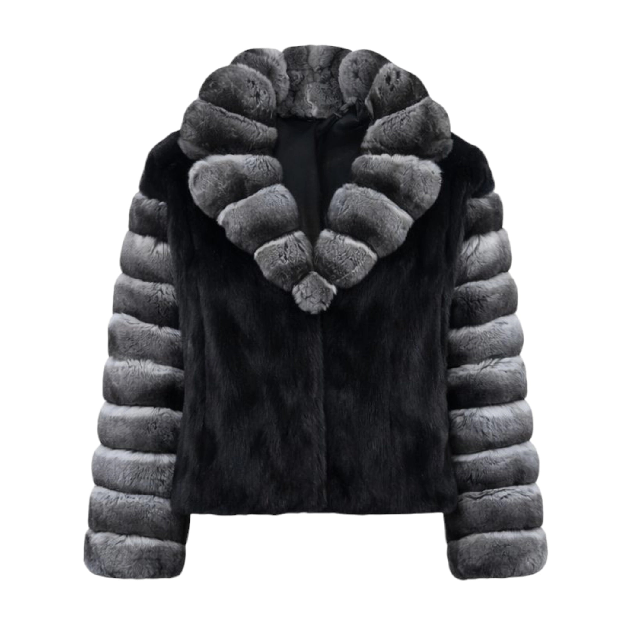 Chinchilla Coat with Mink – Daniel's Leather
