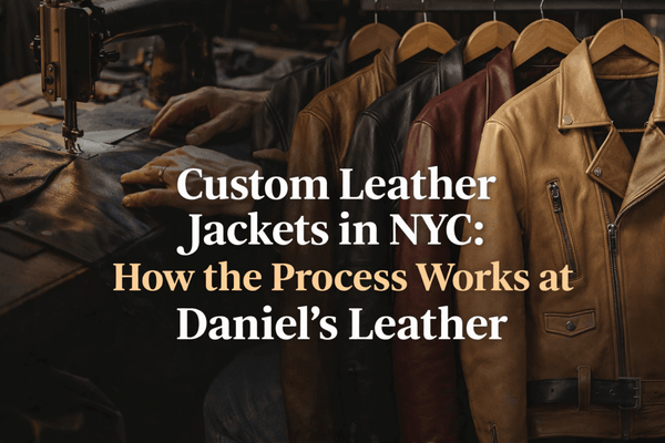 Custom Leather Jackets in NYC: How the Process Works at Daniel’s Leather