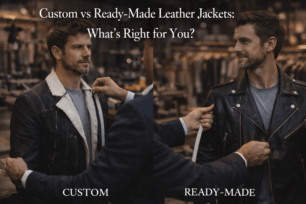 Custom vs Ready-Made Leather Jackets: What’s Right for You?