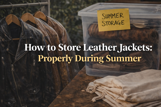 How to Store Leather Jackets Properly During Summer