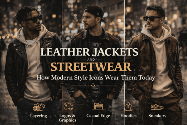 Leather Jackets and Streetwear: How Modern Style Icons Wear Them Today