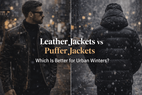 Leather Jackets vs Puffer Jackets: Which Is Better for Urban Winters?