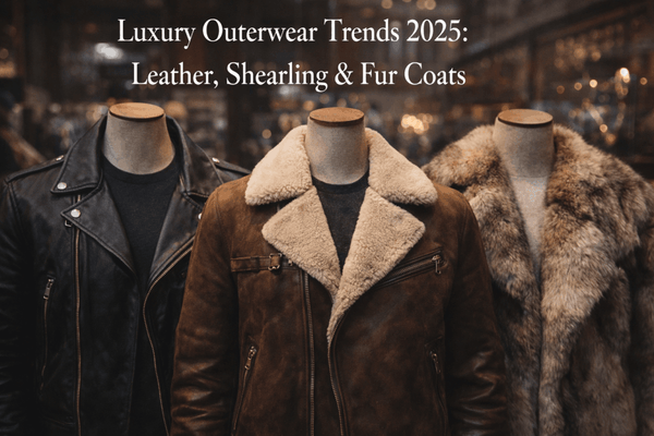Luxury Outerwear Trends 2025: Leather, Shearling &amp; Fur Coats