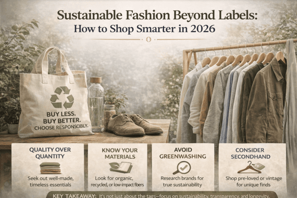 Sustainable Fashion Beyond Labels: How to Shop Smarter in 2026