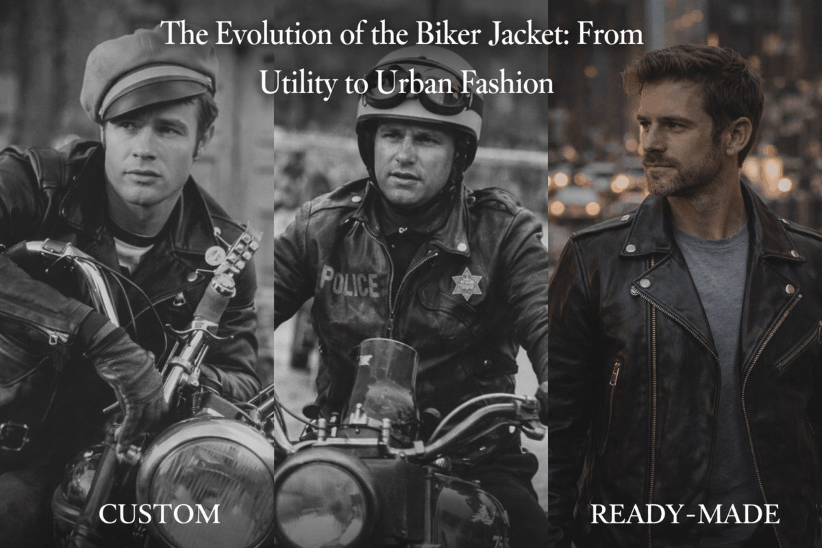 The Evolution of the Biker Jacket: From Utility to Urban Fashion