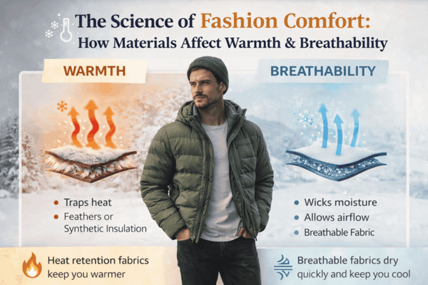 The Science of Fashion Comfort: How Materials Affect Warmth & Breathability