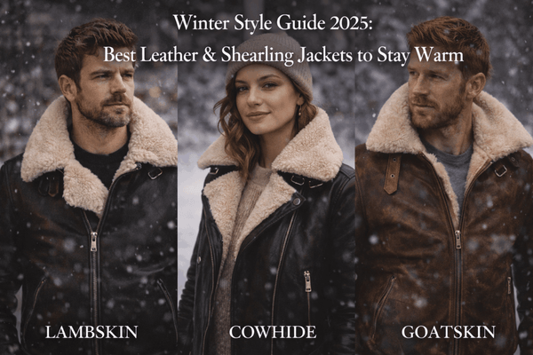 Winter Style Guide 2025: Best Leather &amp; Shearling Jackets to Stay Warm