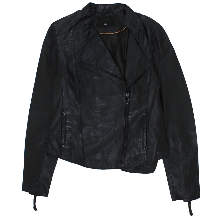 Classical Black Leather Jacket