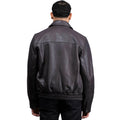 Classic Leather Bomber Jacket