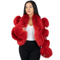 Fox with Snake Print Leather