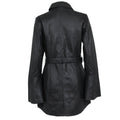 3/4 Strapped Lambskin Coat