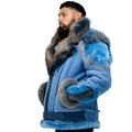 Biker Shearling with Fox Fur