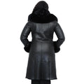 3/4 Length Black Shearling