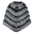 Short Diamond Cut Fox Poncho