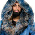 Biker Shearling with Fox Fur