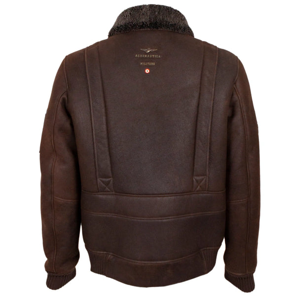 Aviator Style Shearling Jacket