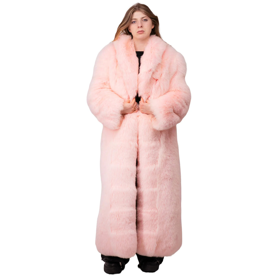 Women's Full Length Full Skin Fox Coat