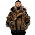 Biker Shearling with Fox Fur