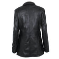 Smooth Black Lambskin Coat