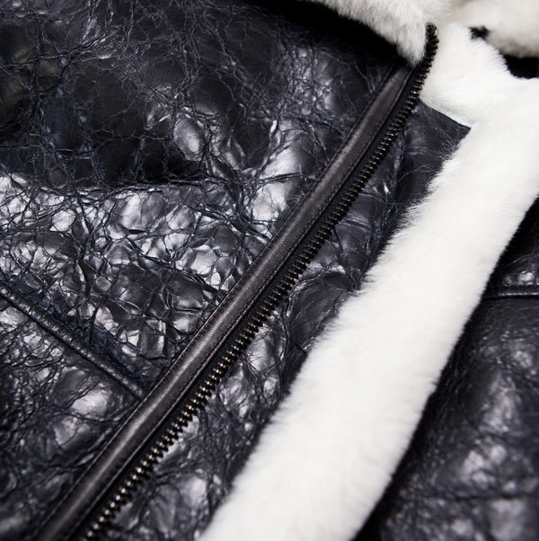 Cracked Skin B3 Leather Jacket