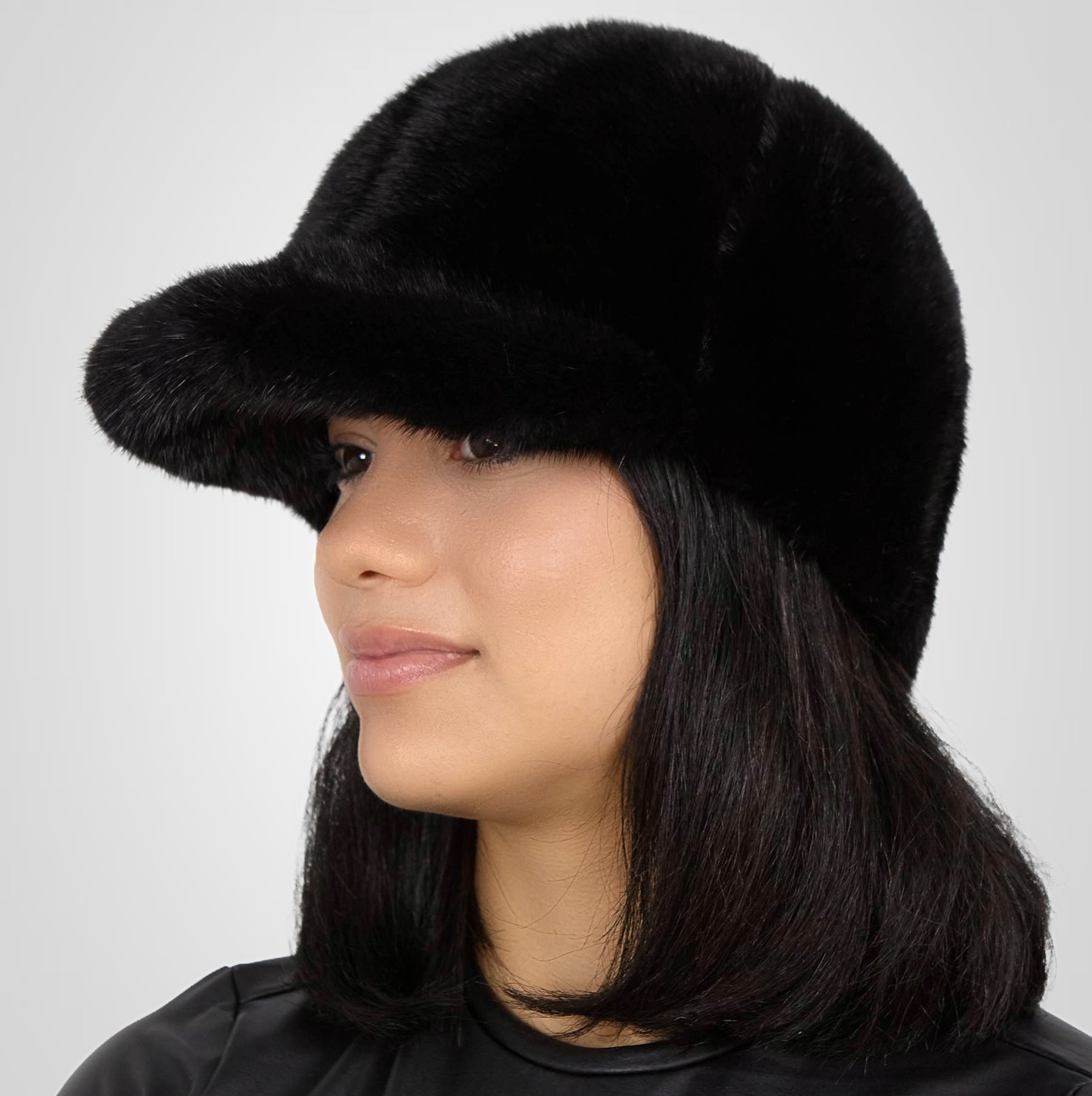 Mink Baseball Cap – Daniel's Leather