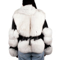 Fox Fur Leather Jacket