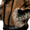 Biker Shearling with Fox Fur