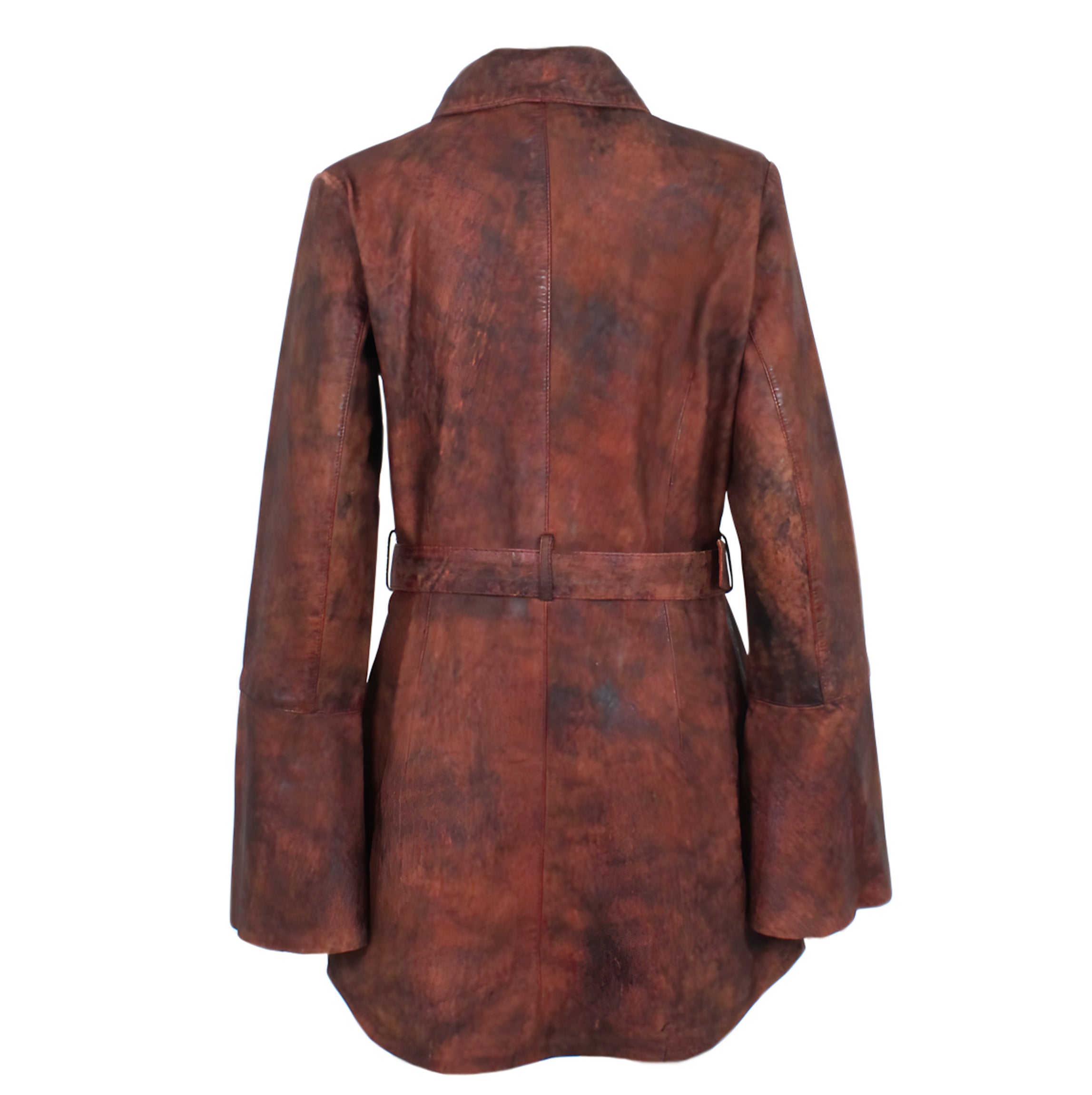 3/4 Strapped Lambskin Coat – Daniel's Leather