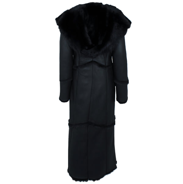 Full Length Toscana Shearling with Hood