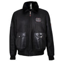 Aviator Style Shearling Jacket