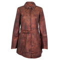 3/4 Strapped Lambskin Coat