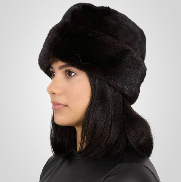 Mink Pillbox Hat