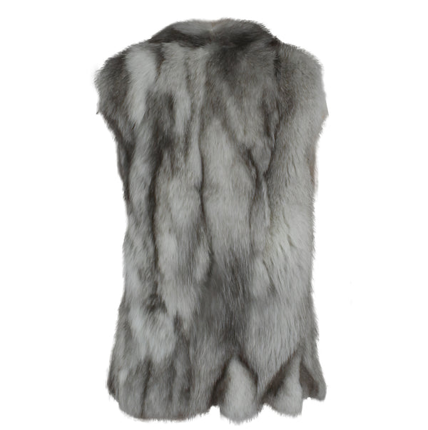 Natural Blue Fox Vest