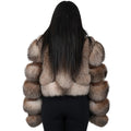 Fox Leather Crop Bolero
