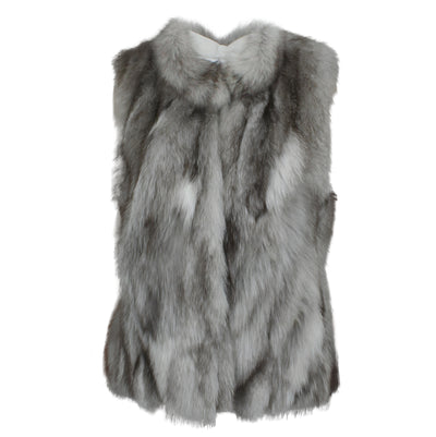 Natural Blue Fox Vest