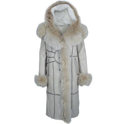 Acro Shearling Trench Coat