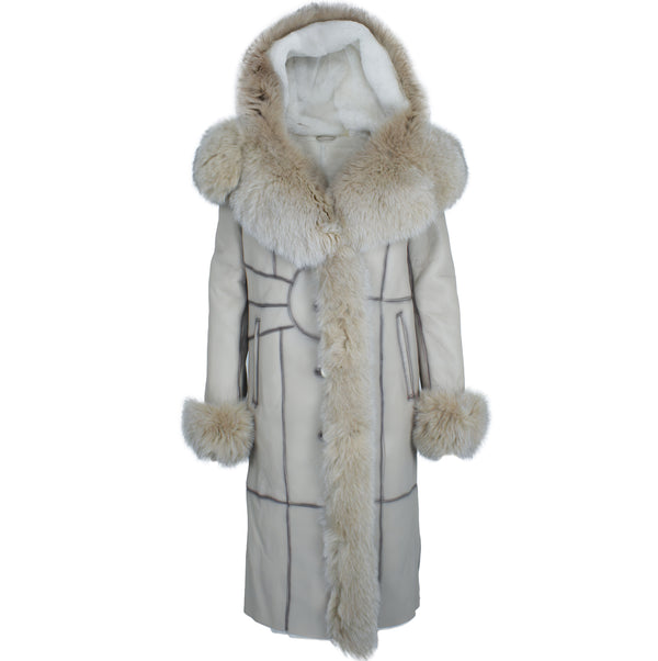 Acro Shearling Trench Coat