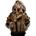 Biker Shearling with Fox Fur