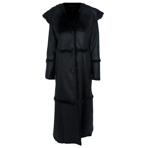 Full Length Toscana Shearling with Hood