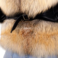 Fox Fur Leather Jacket