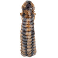 4 in 1 Fox Fur Coat With Removable Hood, Sleeves and Body