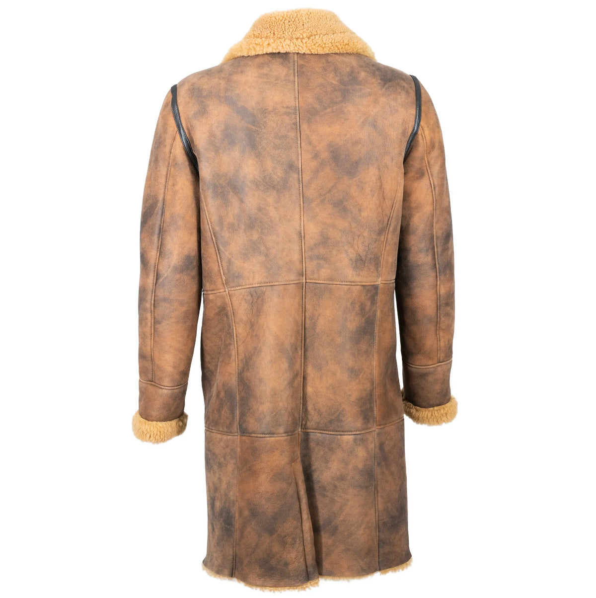 3/4 Men Double Breasted Shearling – Daniel's Leather