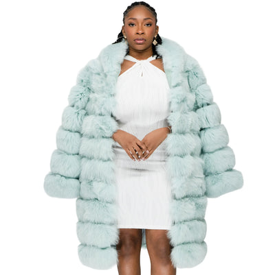 3/4 Fox Fur with Hood