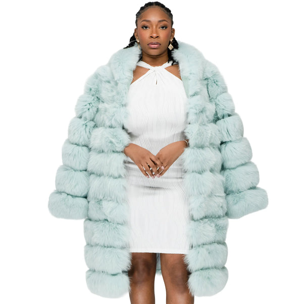 3/4 Fox Fur with Hood
